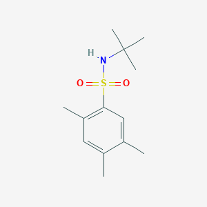 molecular formula C13H21NO2S B225439 N-(tert-butyl)-2,4,5-trimethylbenzenesulfonamide 