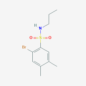 2-bromo-4,5-dimethyl-N-propylbenzenesulfonamide