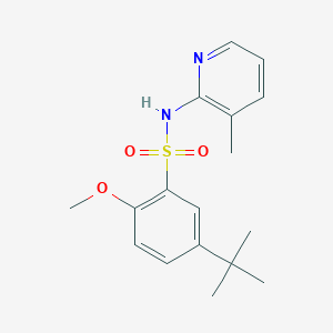5-tert-butyl-2-methoxy-N-(3-methylpyridin-2-yl)benzenesulfonamide