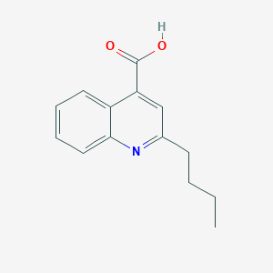 molecular formula C14H15NO2 B225552 2-Butyl-4-quinolinecarboxylic acid 