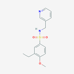 3-ethyl-4-methoxy-N-(3-pyridinylmethyl)benzenesulfonamide
