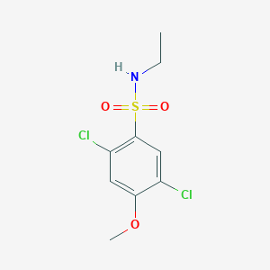 molecular formula C9H11Cl2NO3S B225616 2,5-dichloro-N-ethyl-4-methoxybenzenesulfonamide 