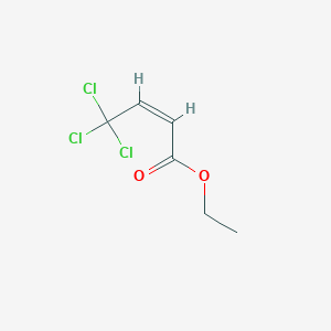 molecular formula C6H7Cl3O2 B225617 ethyl (Z)-4,4,4-trichlorobut-2-enoate CAS No. 13001-71-3