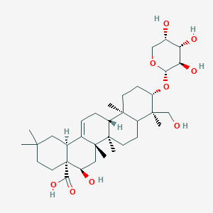 molecular formula C35H56O9 B225631 Cauloside B CAS No. 12672-43-4