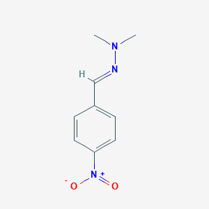 molecular formula C9H11N3O2 B225662 4-硝基苯甲醛二甲基肼 CAS No. 10424-92-7