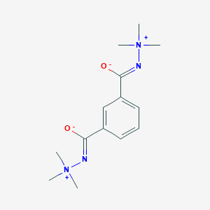 molecular formula C14H22N4O2 B225665 2,2'-Isophthaloyl bis(trimethylhydrazinium) CAS No. 14338-89-7