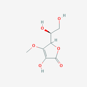 molecular formula C7H10O6 B225719 3-O-Methylascorbic acid CAS No. 13443-57-7