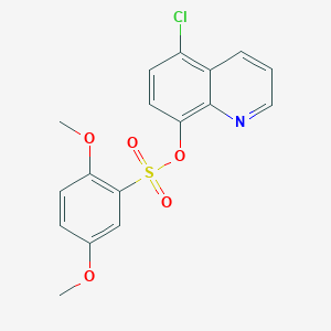 5-Chloro-8-quinolinyl 2,5-dimethoxybenzenesulfonate