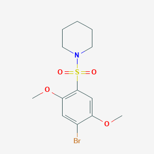1-(4-Bromo-2,5-dimethoxybenzenesulfonyl)piperidine
