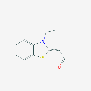 2-Propanone, 1-(3-ethyl-2(3H)-benzothiazolylidene)-