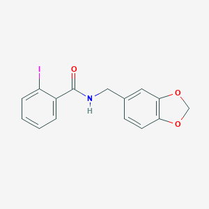 N-(1,3-benzodioxol-5-ylmethyl)-2-iodobenzamide