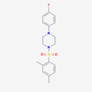 1-[(2,4-Dimethylphenyl)sulfonyl]-4-(4-fluorophenyl)piperazine