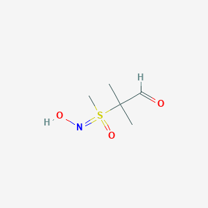 molecular formula C6H15ClNOP B225863 2-Methyl-2-(methylsulfonyl)propanal oxime CAS No. 14357-44-9