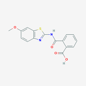 molecular formula C16H12N2O4S B225867 N-(6-Methoxy-benzothiazol-2-yl)-phthalamic acid 
