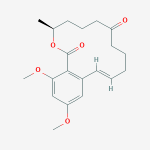 molecular formula C10H15BrO B225940 2,4-O-Dimethylzearalenone CAS No. 10497-40-2