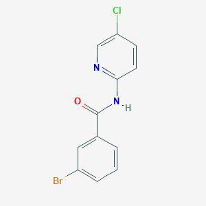 molecular formula C12H8BrClN2O B225988 3-bromo-N-(5-chloropyridin-2-yl)benzamide 