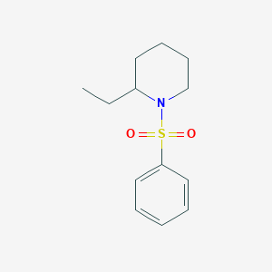 molecular formula C13H19NO2S B226000 2-Ethyl-1-(phenylsulfonyl)piperidine 