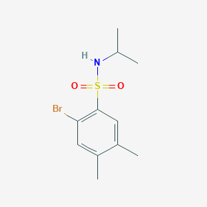 molecular formula C11H16BrNO2S B226057 2-bromo-N-isopropyl-4,5-dimethylbenzenesulfonamide 