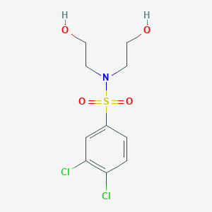 molecular formula C10H13Cl2NO4S B226093 3,4-dichloro-N,N-bis(2-hydroxyethyl)benzenesulfonamide 