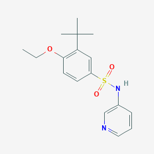 molecular formula C17H22N2O3S B226195 3-tert-butyl-4-ethoxy-N-(3-pyridinyl)benzenesulfonamide 