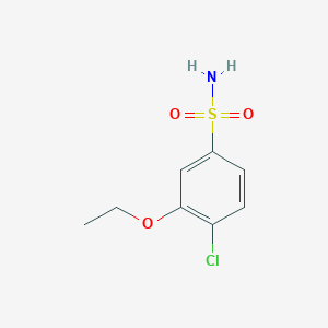 molecular formula C8H10ClNO3S B226209 4-Chloro-3-ethoxybenzenesulfonamide 