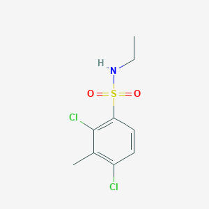 molecular formula C9H11Cl2NO2S B226218 2,4-dichloro-N-ethyl-3-methylbenzenesulfonamide 