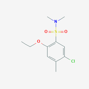 molecular formula C11H16ClNO3S B226303 5-chloro-2-ethoxy-N,N,4-trimethylbenzenesulfonamide 