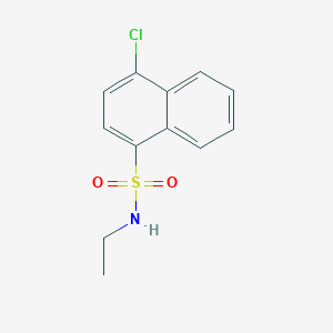 molecular formula C12H12ClNO2S B226319 4-chloro-N-ethylnaphthalene-1-sulfonamide 