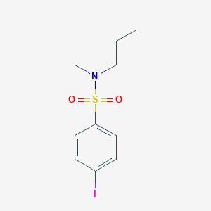 molecular formula C10H14INO2S B226322 4-iodo-N-methyl-N-propylbenzenesulfonamide 