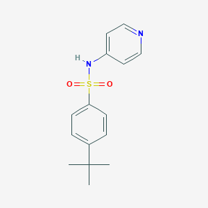 molecular formula C15H18N2O2S B226351 4-tert-butyl-N-(4-pyridinyl)benzenesulfonamide 