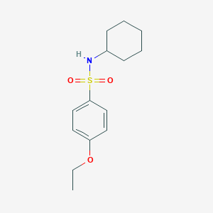 molecular formula C14H21NO3S B226363 N-cyclohexyl-4-ethoxybenzenesulfonamide 