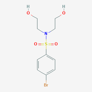 molecular formula C10H14BrNO4S B226380 4-bromo-N,N-bis(2-hydroxyethyl)benzenesulfonamide 