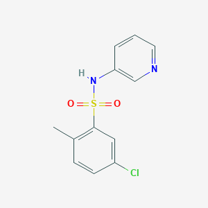 molecular formula C12H11ClN2O2S B226391 5-chloro-2-methyl-N-(3-pyridinyl)benzenesulfonamide 