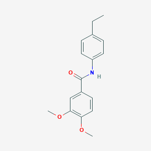 molecular formula C17H19NO3 B226409 N-(4-ethylphenyl)-3,4-dimethoxybenzamide 
