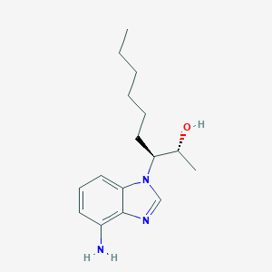 molecular formula C16H25N3O B022641 1,3-Dideaza-9-(2-hydroxy-3-nonyl)adenine CAS No. 103298-52-8