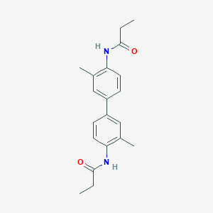molecular formula C20H24N2O2 B226460 N-[3,3'-dimethyl-4'-(propionylamino)[1,1'-biphenyl]-4-yl]propanamide 