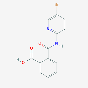 molecular formula C13H9BrN2O3 B226468 2-{[(5-Bromo-2-pyridinyl)amino]carbonyl}benzoic acid 