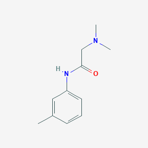 molecular formula C11H16N2O B226573 2-(dimethylamino)-N-(3-methylphenyl)acetamide 
