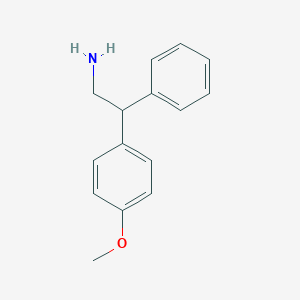 molecular formula C15H17NO B226584 2-(4-Methoxyphenyl)-2-phenylethanamine 