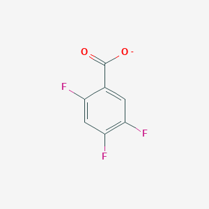 molecular formula C7H2F3O2- B226587 2,4,5-Trifluorobenzoate 