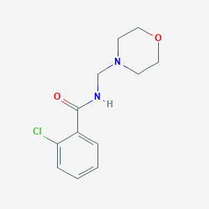 2-chloro-N-(4-morpholinylmethyl)benzamide