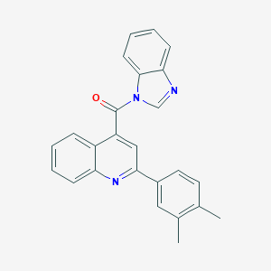 4-(1H-benzimidazol-1-ylcarbonyl)-2-(3,4-dimethylphenyl)quinoline