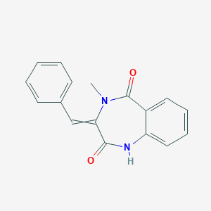 molecular formula C17H14N2O2 B022667 脱氢环肽 CAS No. 31965-37-4