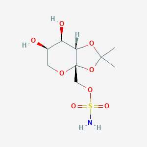molecular formula C9H17NO8S B022686 4,5-Desisopropylidene Topiramate CAS No. 106881-41-8