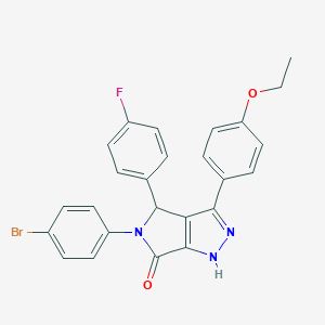 5-(4-bromophenyl)-3-(4-ethoxyphenyl)-4-(4-fluorophenyl)-4,5-dihydropyrrolo[3,4-c]pyrazol-6(1H)-one