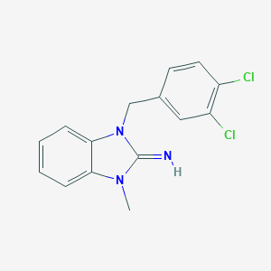 1-(3,4-dichlorobenzyl)-3-methyl-1,3-dihydro-2H-benzimidazol-2-imine