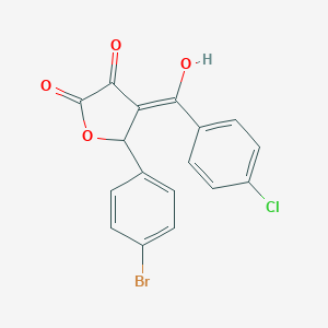 5-(4-bromophenyl)-4-(4-chlorobenzoyl)-3-hydroxy-2(5H)-furanone