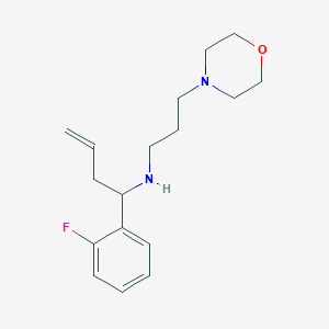 N-[1-(2-fluorophenyl)-3-butenyl]-N-[3-(4-morpholinyl)propyl]amine