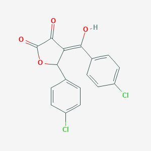 molecular formula C17H10Cl2O4 B226877 4-(4-chlorobenzoyl)-5-(4-chlorophenyl)-3-hydroxy-2(5H)-furanone 