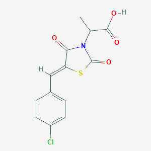 2-[5-(4-Chlorobenzylidene)-2,4-dioxo-1,3-thiazolidin-3-yl]propanoic acid